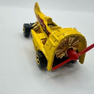 Hot Wheels Dog Fighter Airplane Plane Vehicle Car Yellow Diecast 1/64 Loose 1996